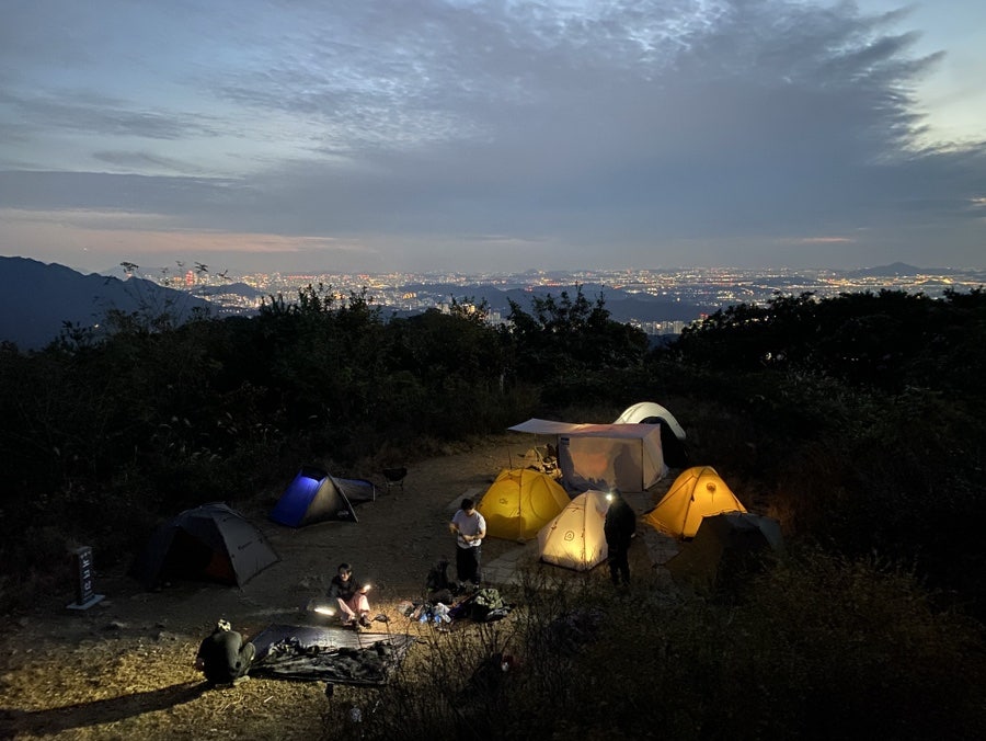 노고산 캠핑10/25~10/26
