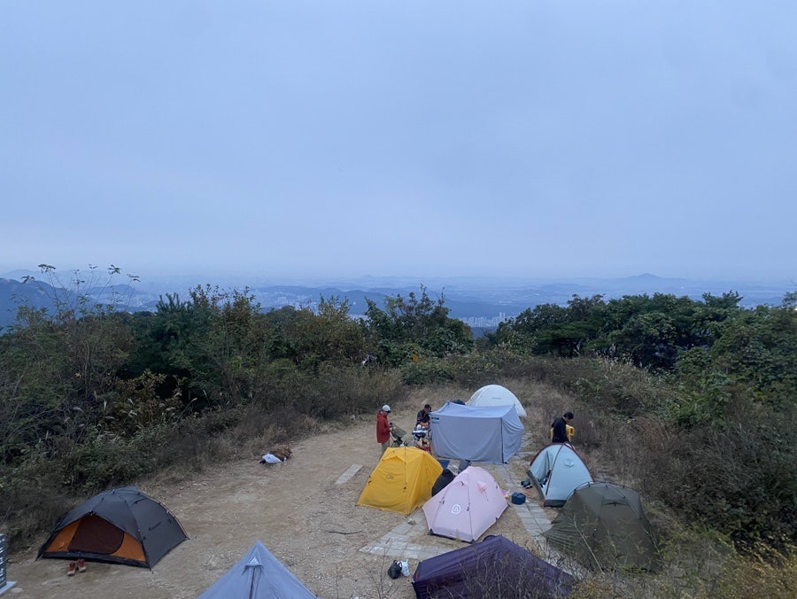 노고산 캠핑10/25~10/26