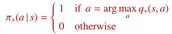 Optimal policy definition