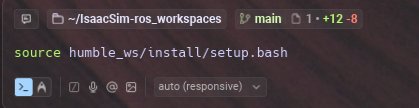 ROS2 workspace source