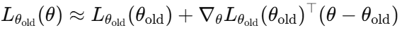 NPG first order approximation