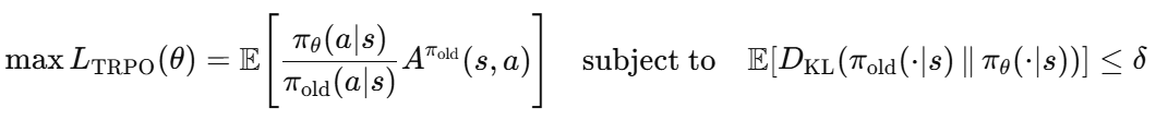 PPO TRPO objective
